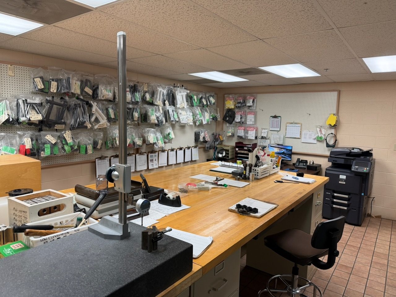 Inspection bench
