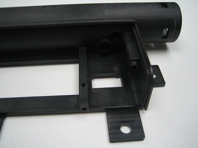 Custom injection-molded part produced by Midwest Plastic Engineering