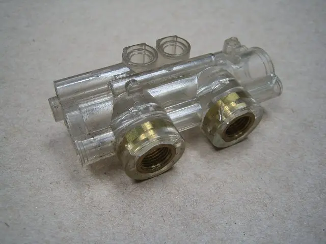 Custom injection-molded part produced by Midwest Plastic Engineering